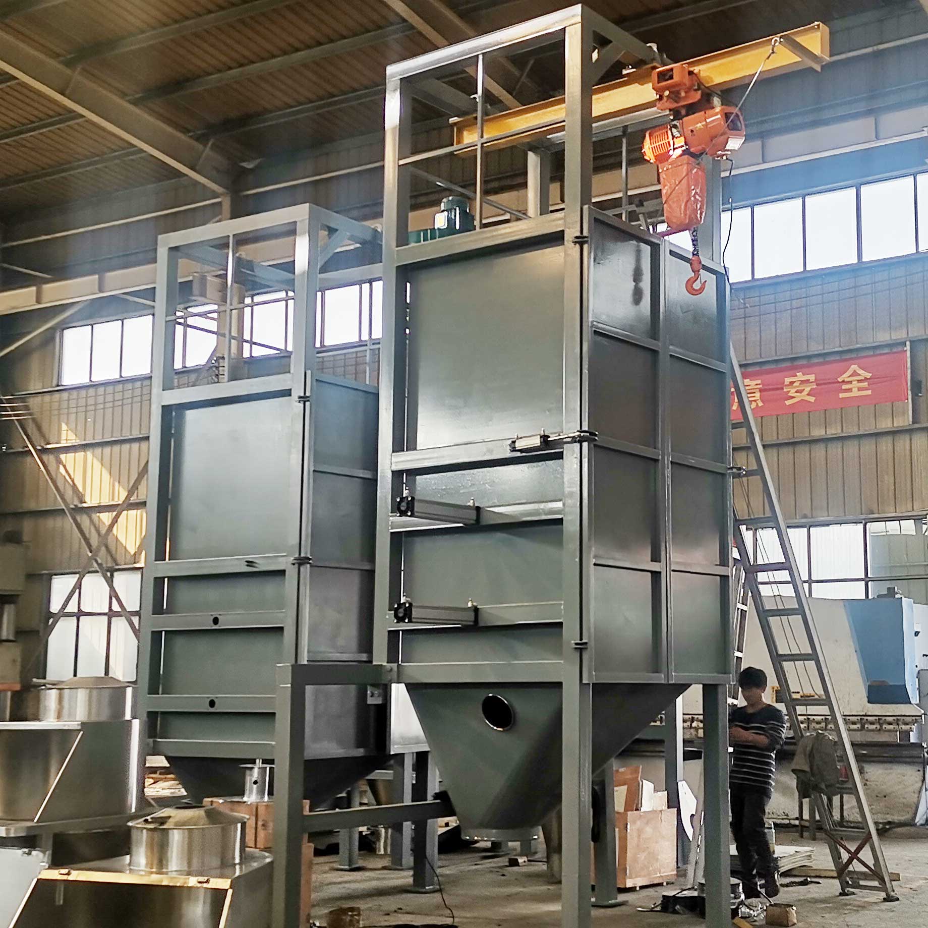 封閉式噸包投料站  